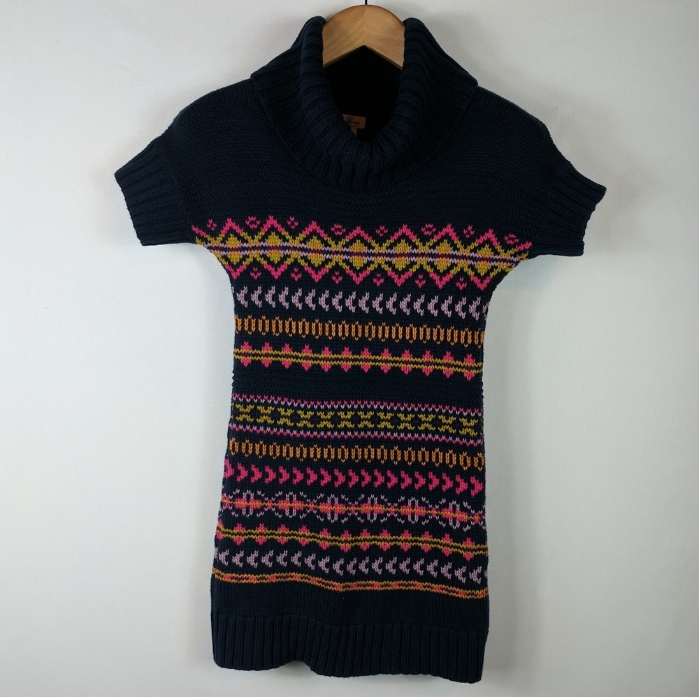 Willow Blossom | Girl's fair isle sweater dress M